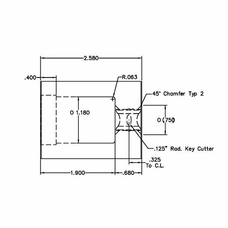 TJ DAVIES CO Retention Knob Socket RKS-CAT50